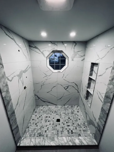 Custom tile installation