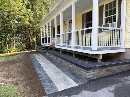 Twisted hardscapes work photo