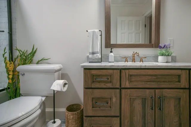 bathroom wood vanity
