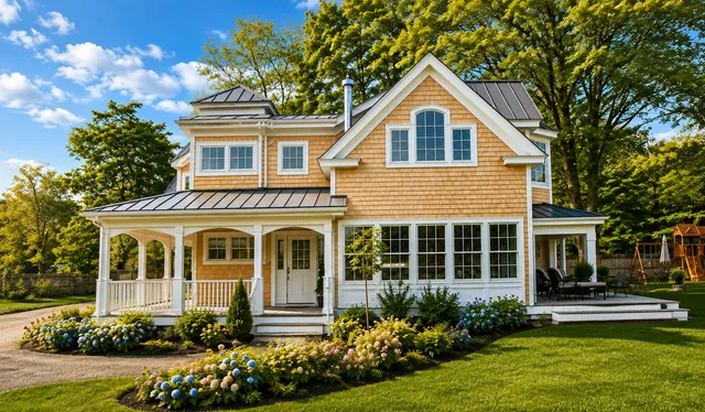 Completed custom North Shore home by KBK Woodworking