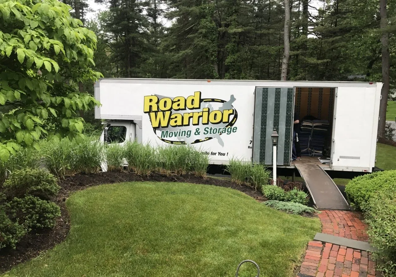 Road Warrior Moving & Storage – local moving company in Boston getting the moving truck ready