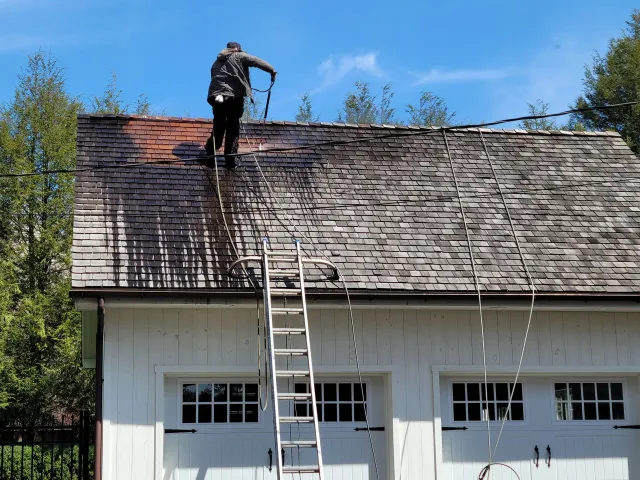 work photo from cedarroofingprotection.com