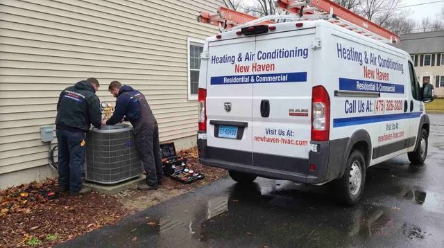work photo from newhaven-hvac.com