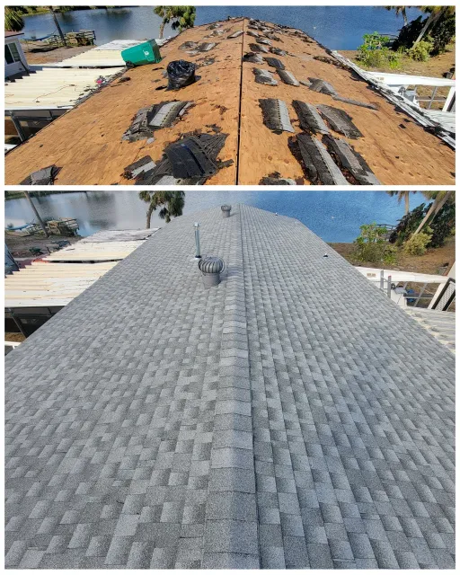 Roofs handyman work example