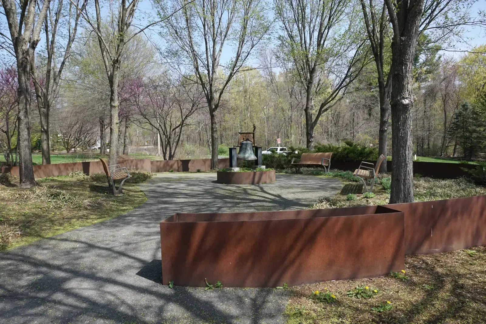 Completed landscape architecture project