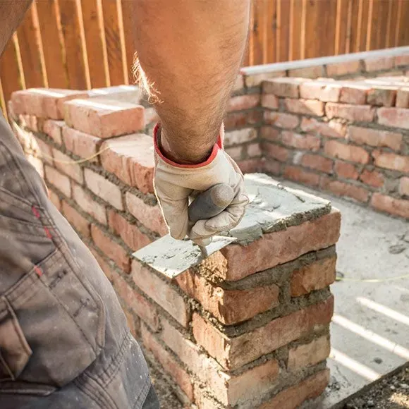 Adding Cement On Bricks — Holbrook, MA — F.L. Smith Inc.