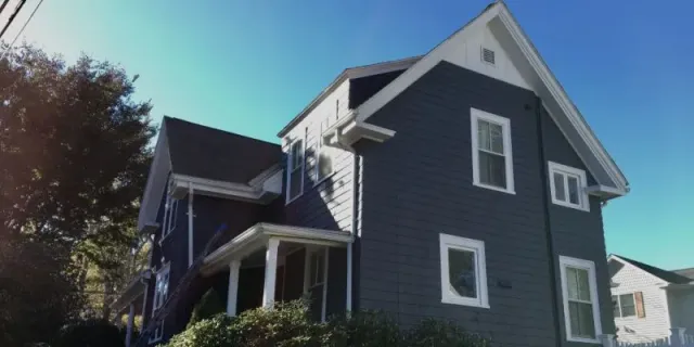 Deep Blue Gray Exterior Paint-Norwood MA-Highpoint Painters-800x400