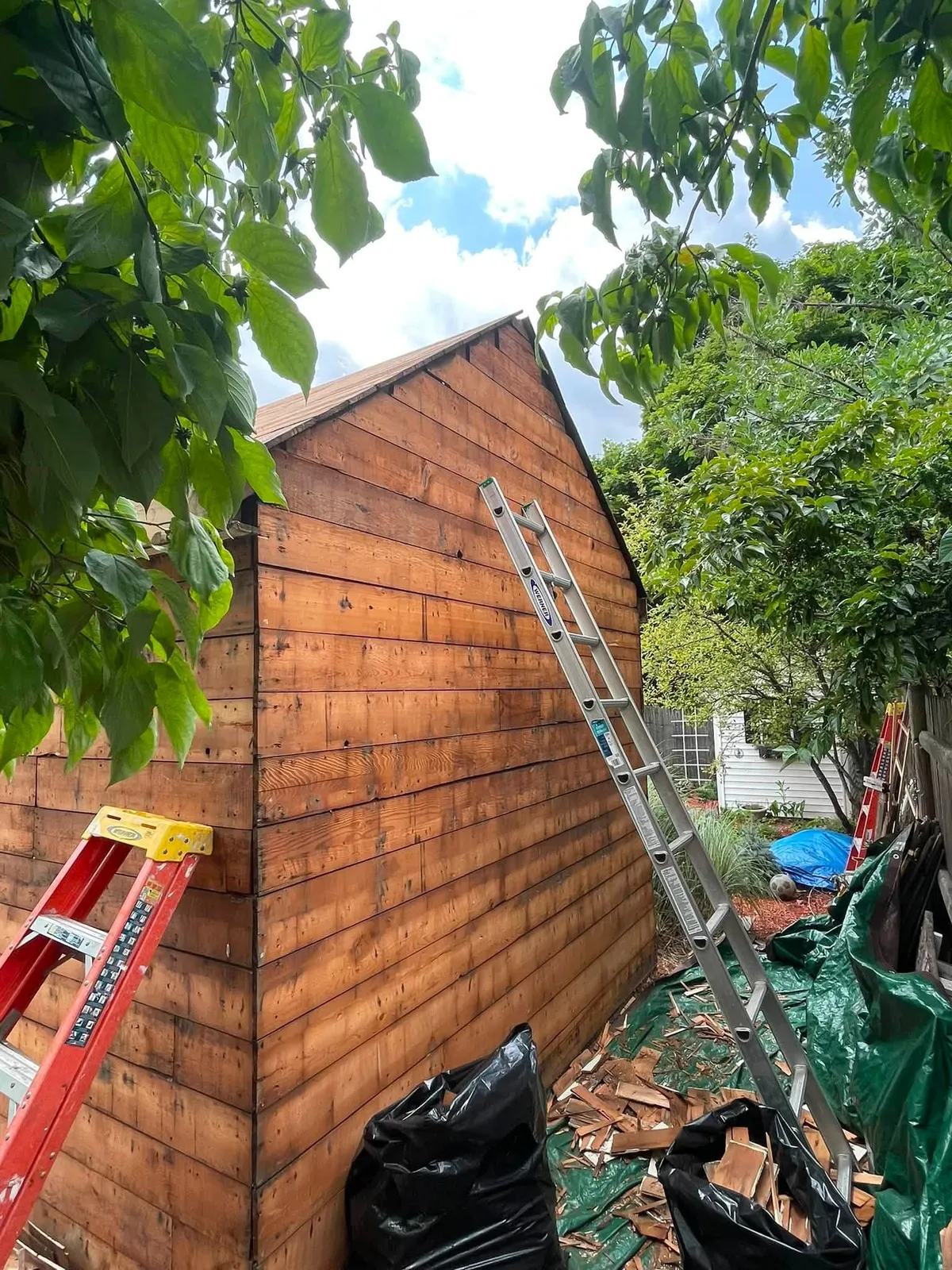 Detached garage rebuild, Medford MA