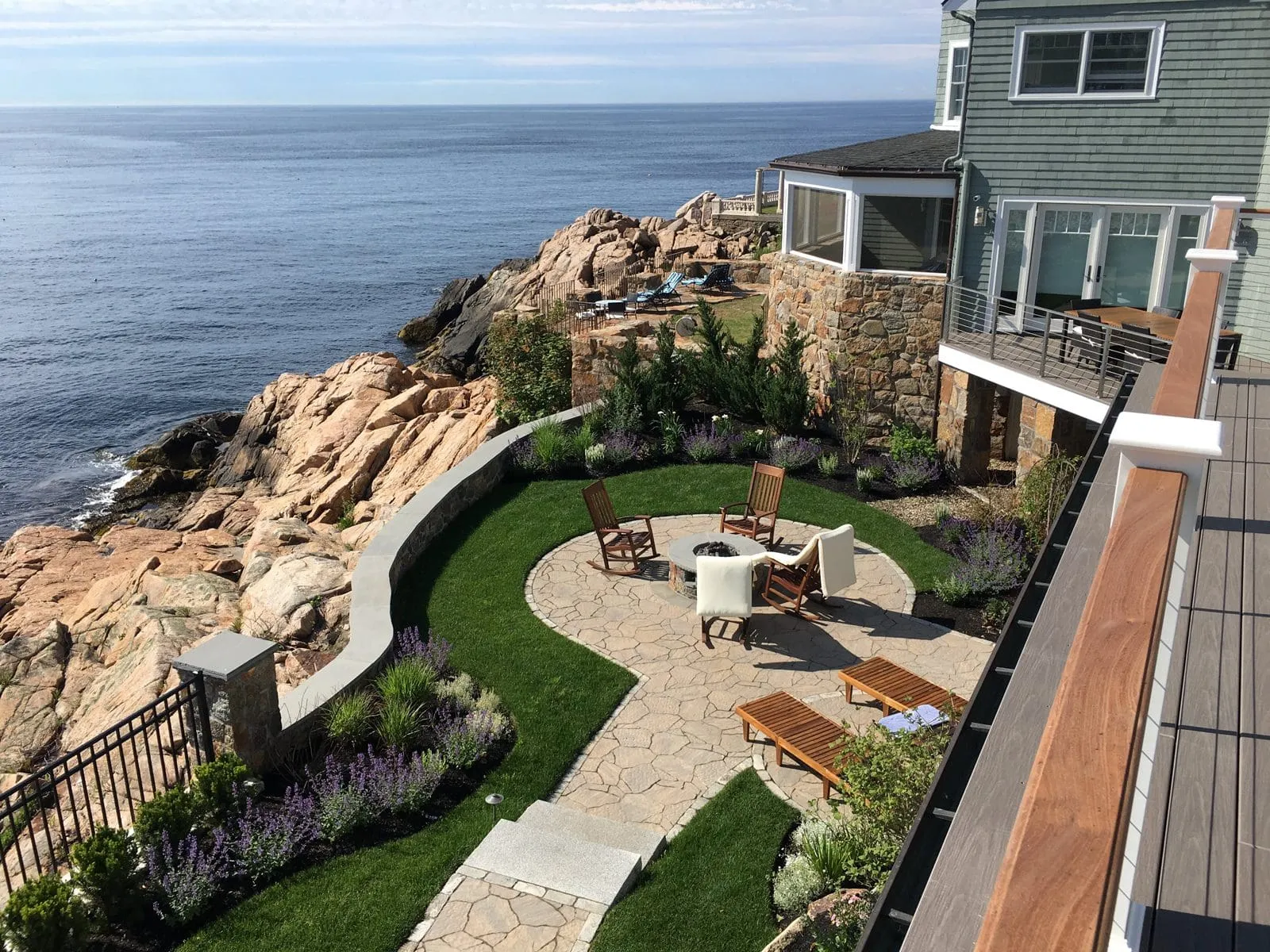 Signature Service Hardscapes Magnolia Aerial View