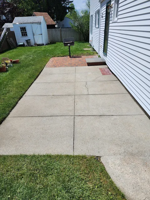 Concrete Patio Cleaning - After