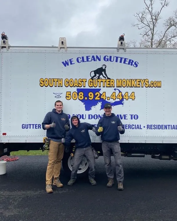 work photo from southcoastguttermonkeys.com