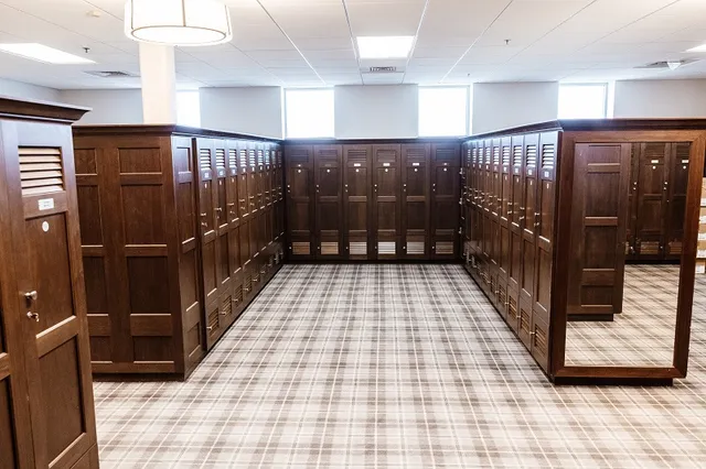Kirkbrae Country Club after picture of a rejuvenated Locker Room
