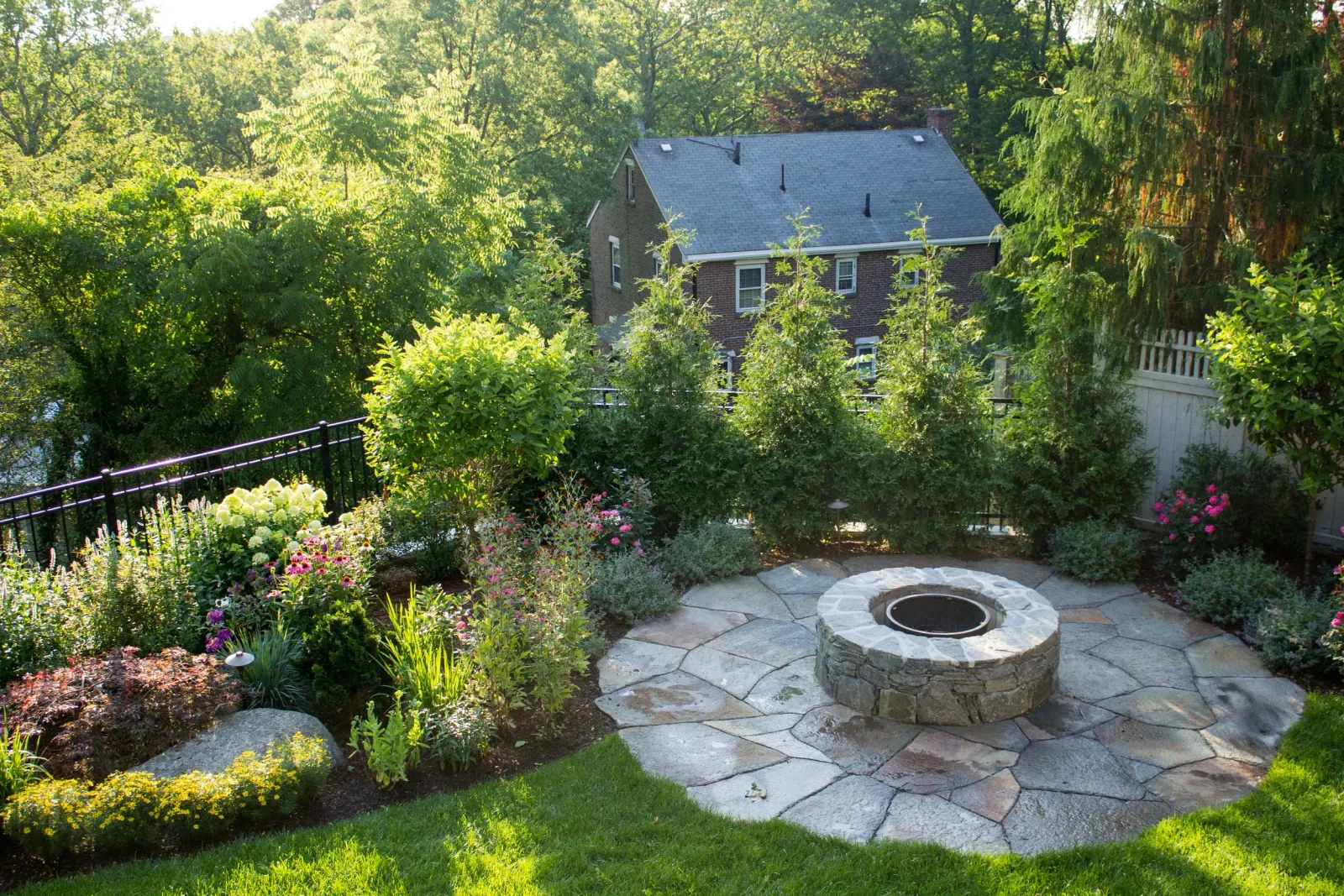 Cottage Garden with a View