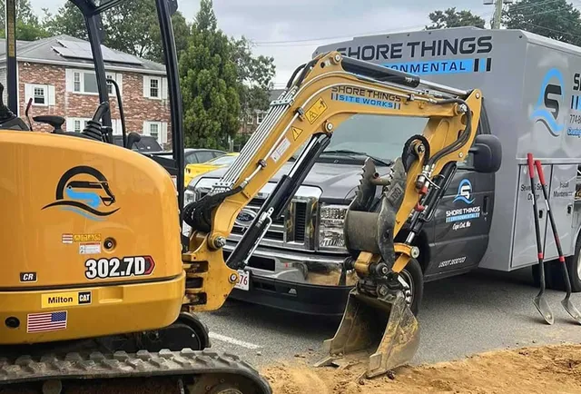 Reliable residential septic system installation services on Cape Cod using advanced excavation equipment for seamless wastewater management solutions.