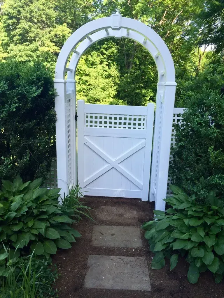 Custom driveway gate and railing