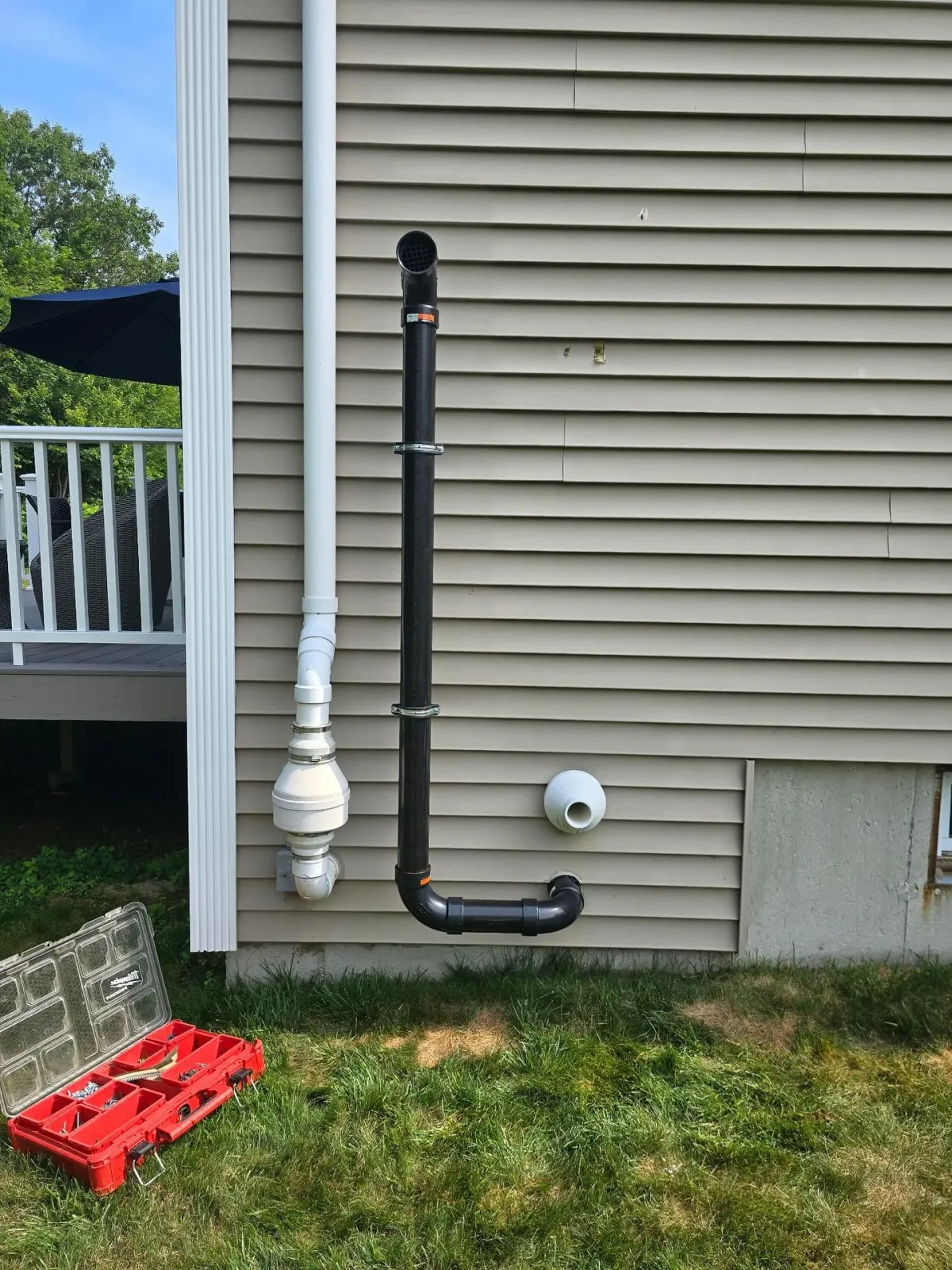 Replaced existing @statewaterheaters power vented water heater with new one and installed four year warranty extension kit. Also per local codes fleu piping had to be changed and used @ipexbyaliaxis piping and ensured everything was pitched and above