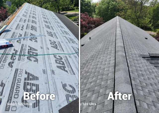 Bridgeport Roofer - Before and After - 8