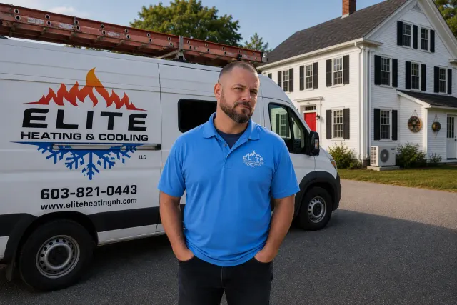 Garrett Burbee, owner of Elite Heating & Cooling.
