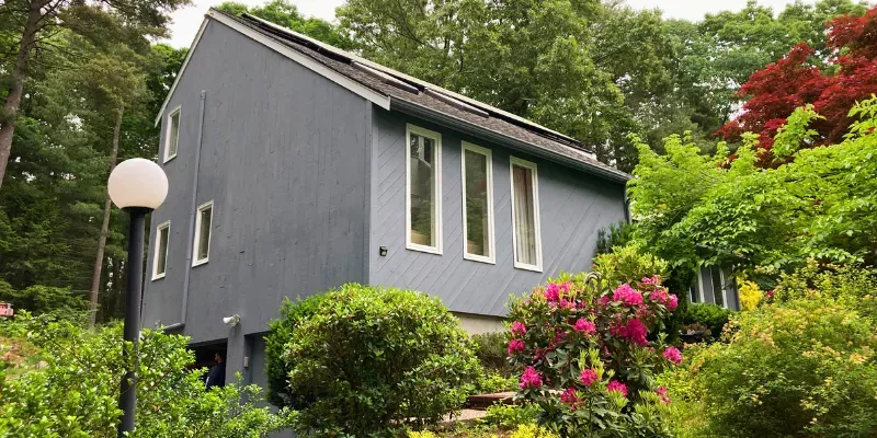 Saltbox Style Home In Norfolk, MA - Exterior Painting