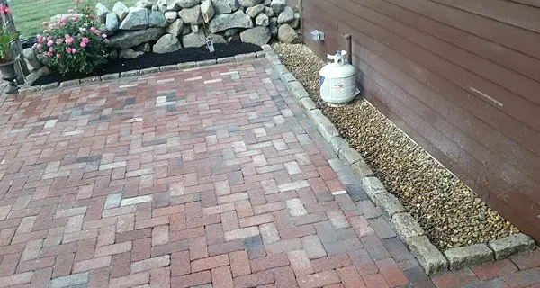 Restored patio