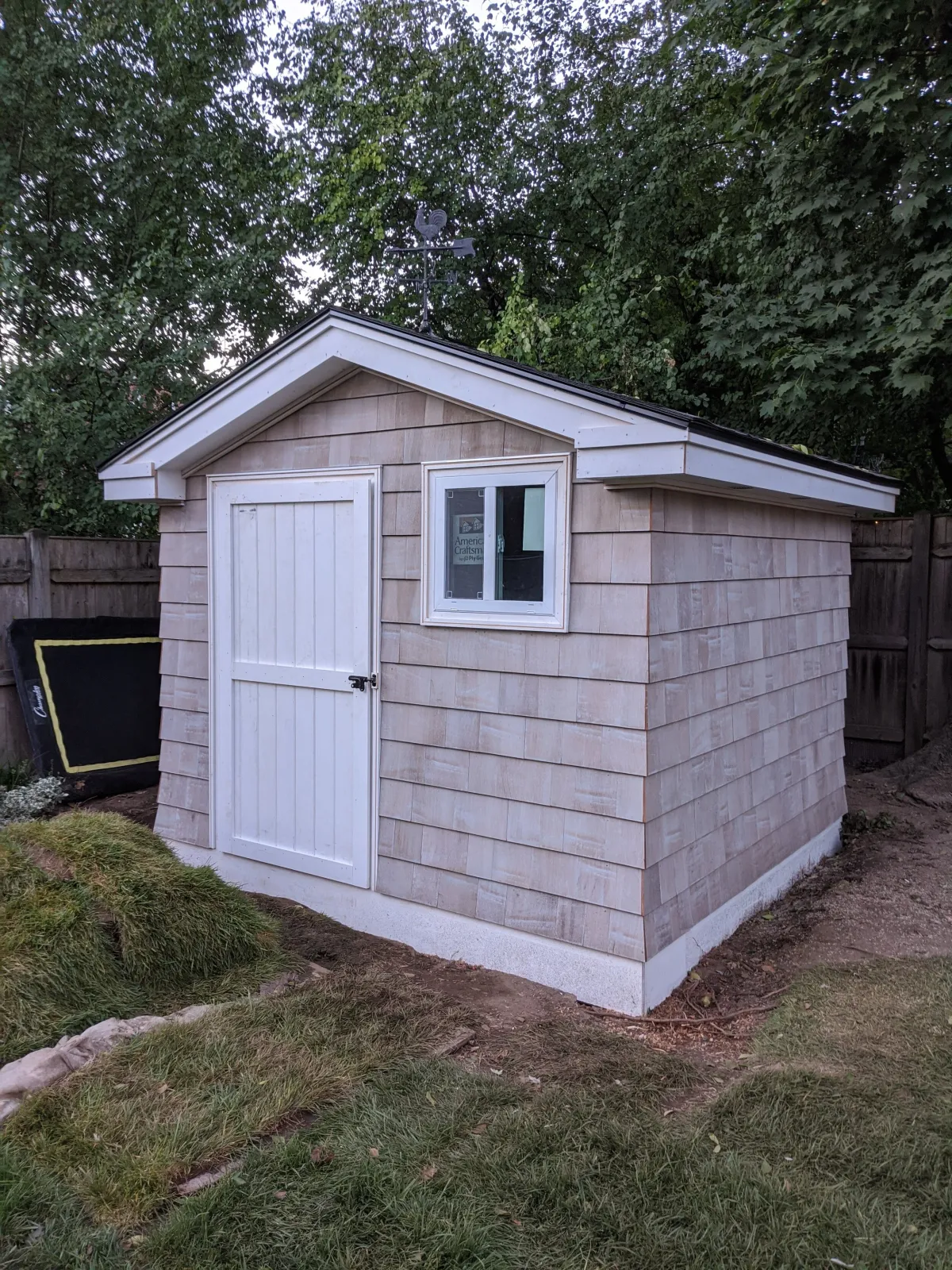 Cedar Shingle Backyard Shed