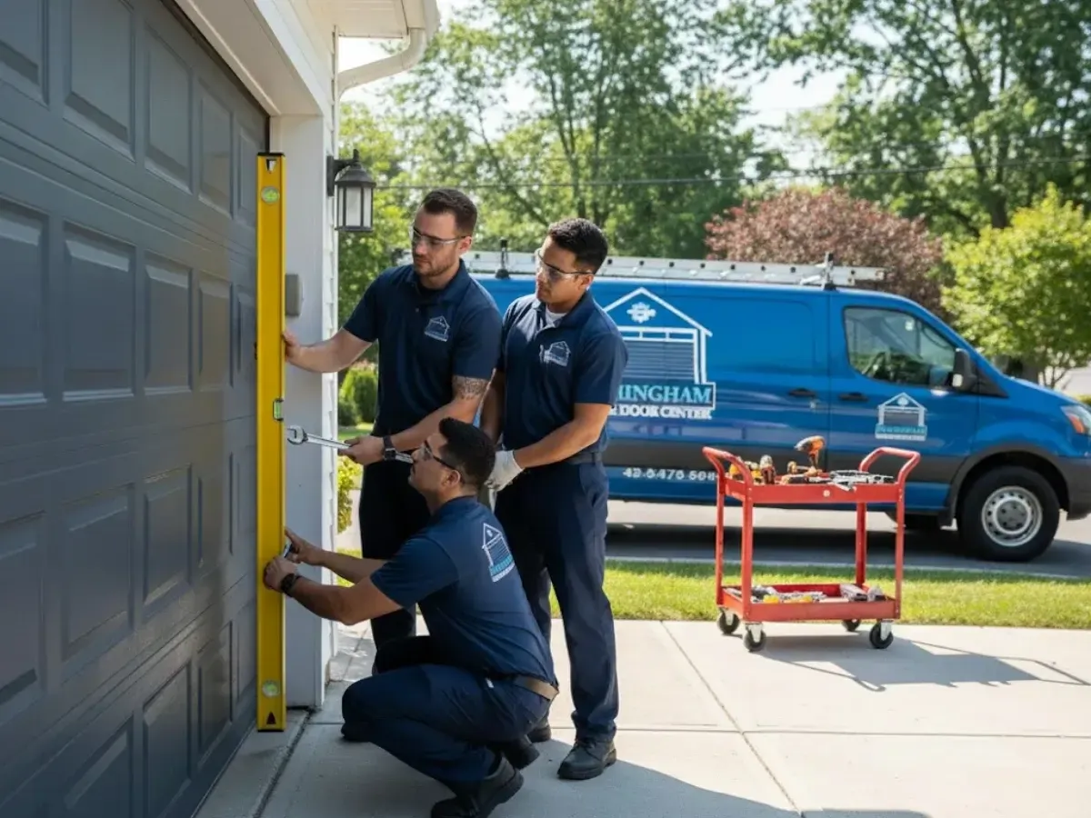 Professional Garage Door Maintenance Project