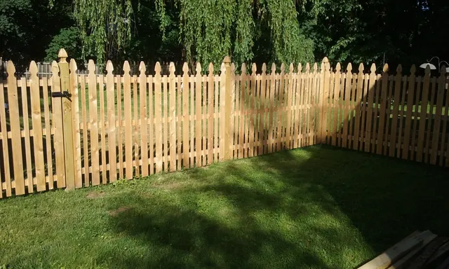 Ideal Fence Company work photo