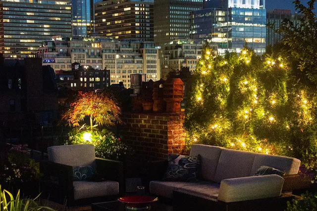 Boston, MA Roofdeck Landscape Lighting Portfolio #1 - Photo #4