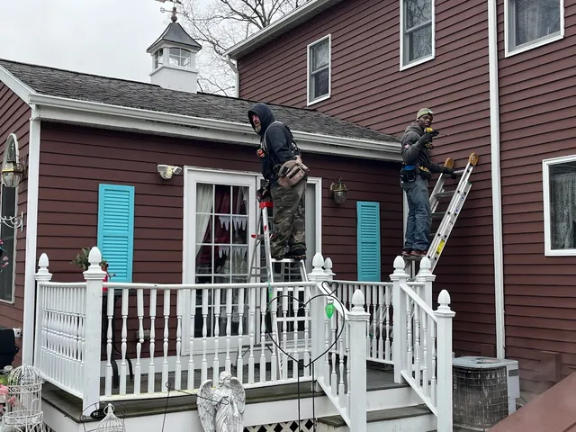 Collins Insulation and Seamless Gutters, LLC work photo