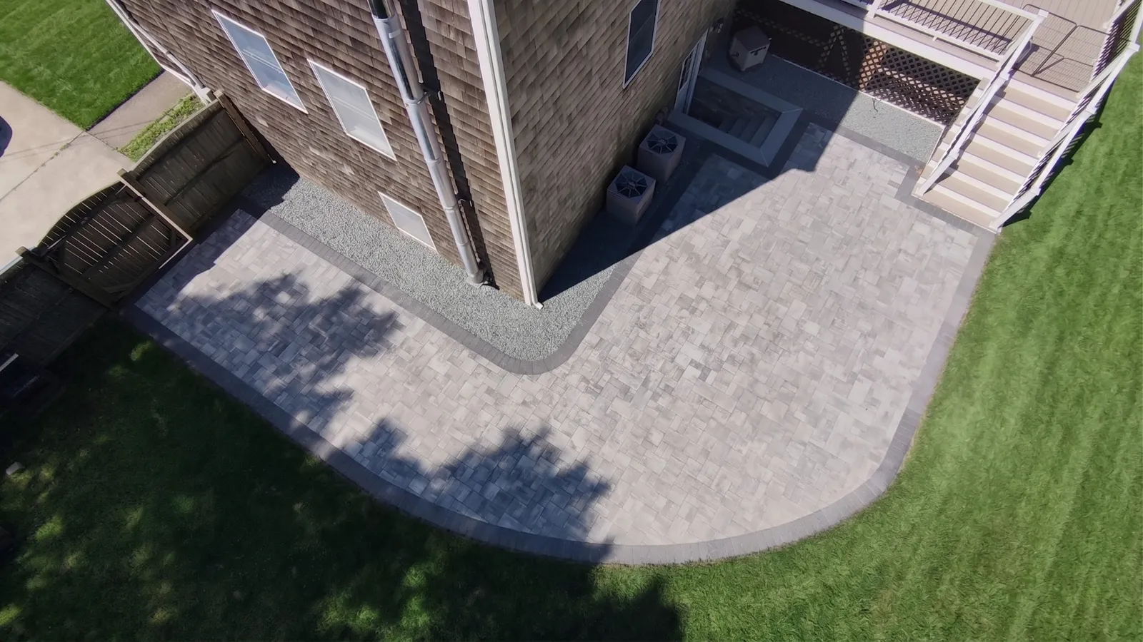Paver patio in West Plymouth, MA