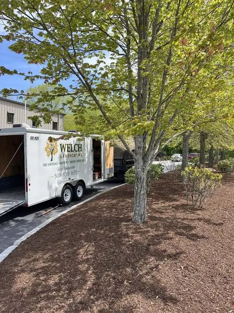 Welch Landscaping project — South Shore lawn care and landscape construction