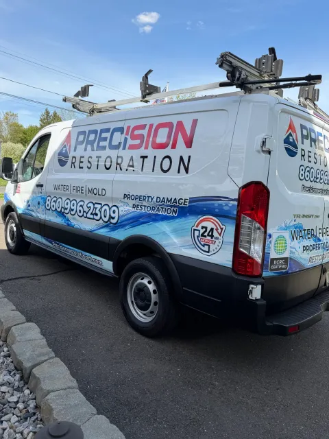 Precision Restoration CT team ready to respond to a property damage emergency in Central Connecticut