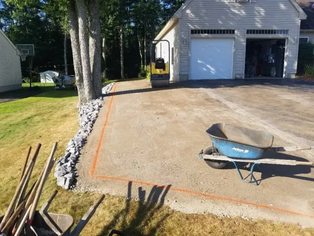 Front Driveway Asphalt to Install — Kennebunk, ME — New England ABC