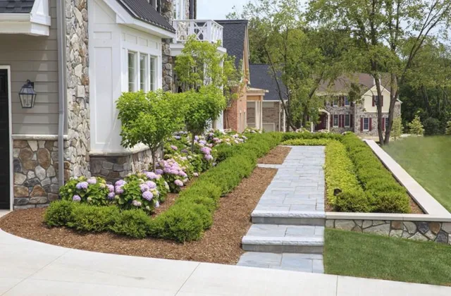 Paver walkway installation in New Haven County CT