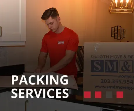 Packing services by professional packing services team at Smooth Move & Delivery