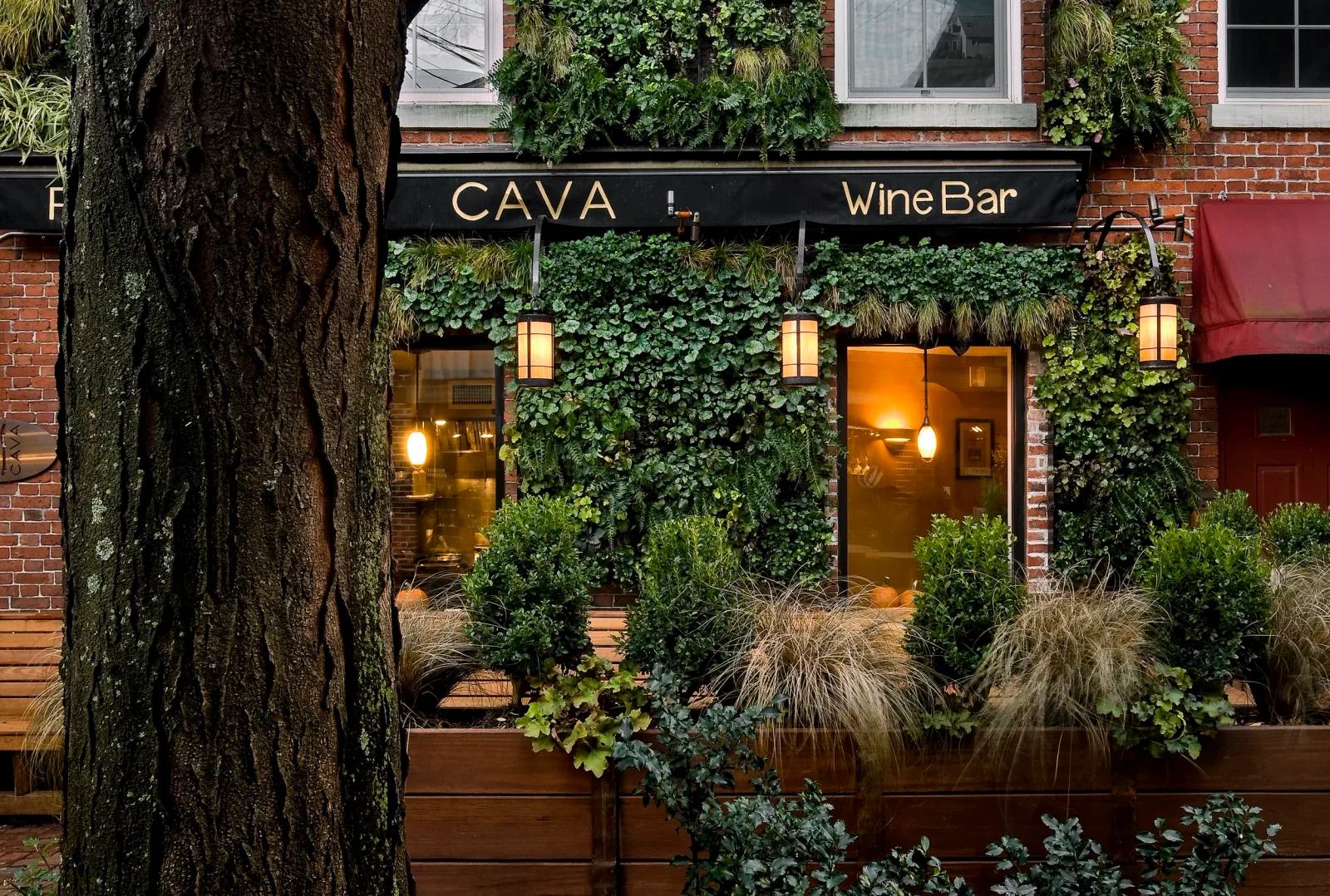 Hugo Design - Landscape Design - Cava Restaurant Portsmouth NH