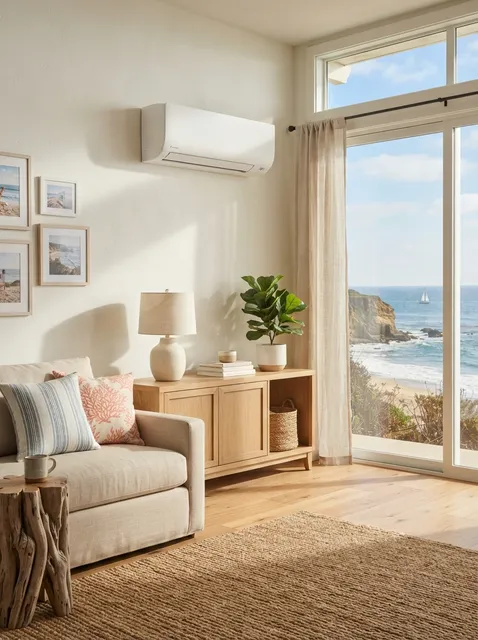 Ductless Mini Split Air Conditioner in South Shore Home