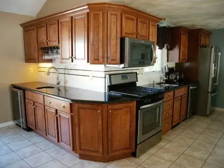 Kitchen With White Cabinets