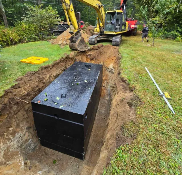 Carl's Septic Systems and Services in New Hampshire work photo