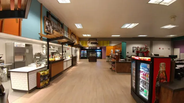 Renovation of a cafeteria for a business our of Burlington, MA. We worked to freshen up the space, while also providing a more efficient flow to help customers get what they needed easier.
