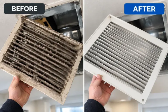 work photo from reliableheatingandairductcleaning.com