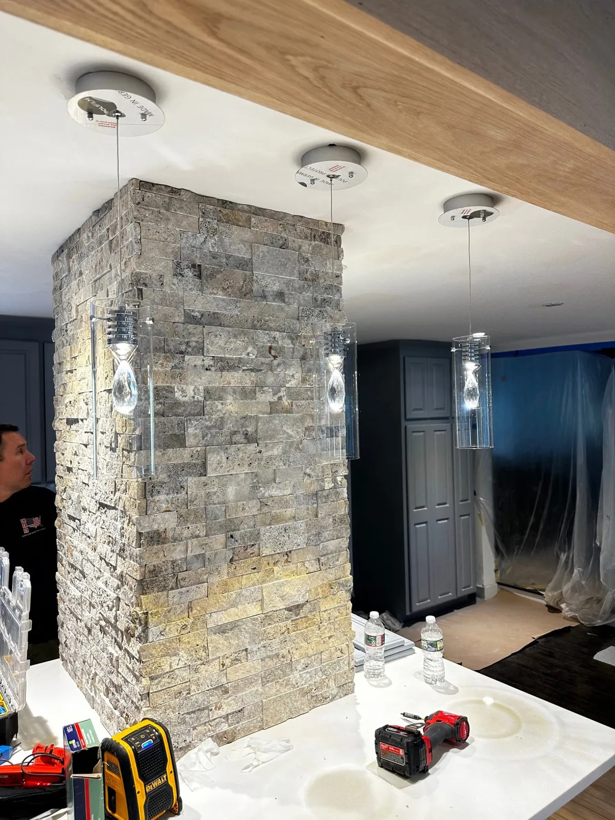 Interior finish and lighting detail