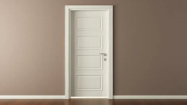 Straight Shooters Painting project of interior door and wall, available in the upper Massachusetts area.
