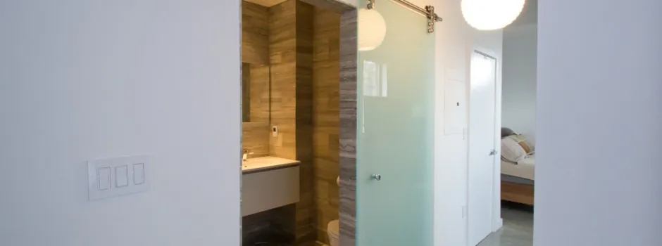 Boston Custom Bathroom Door