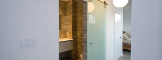 Boston Custom Bathroom Door