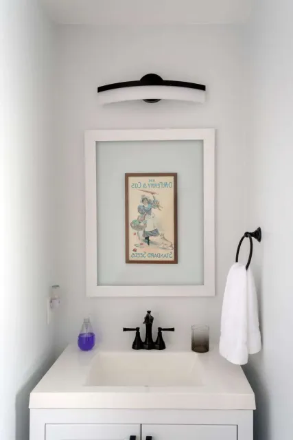 Stoneham Powder Room | Bathroom Remodel