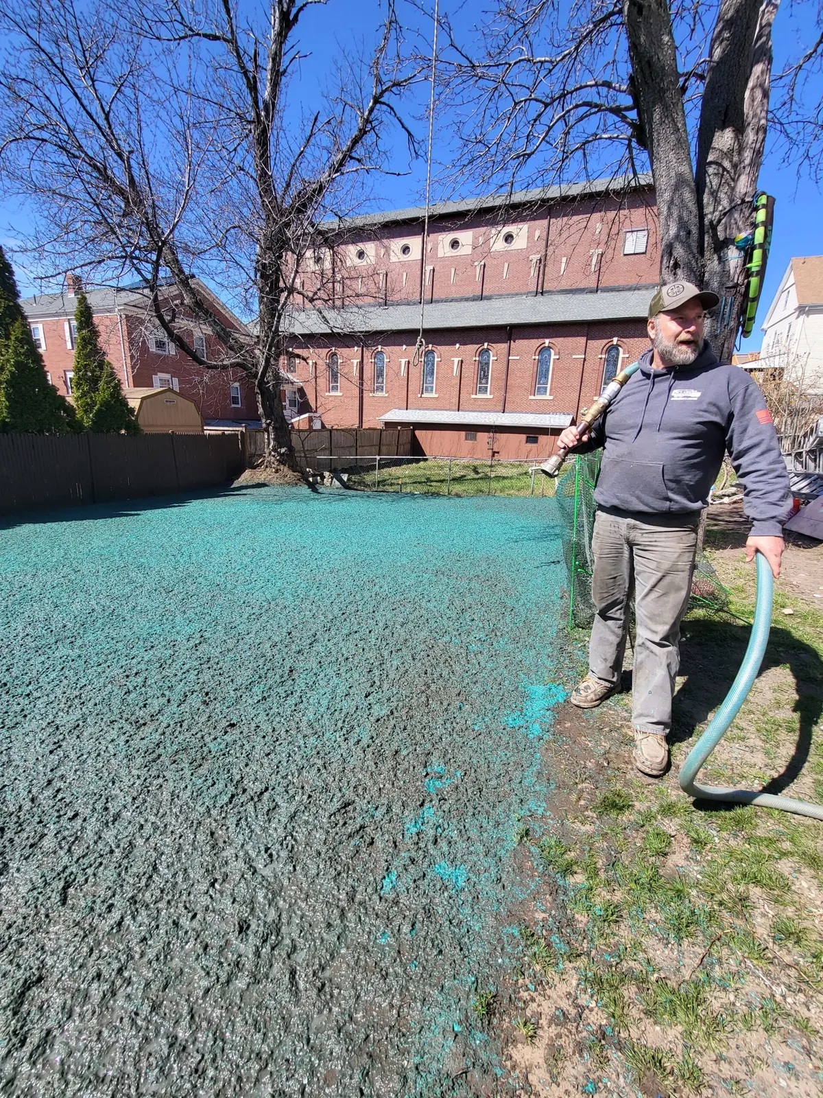 work photo from clarkhydroseeding.com
