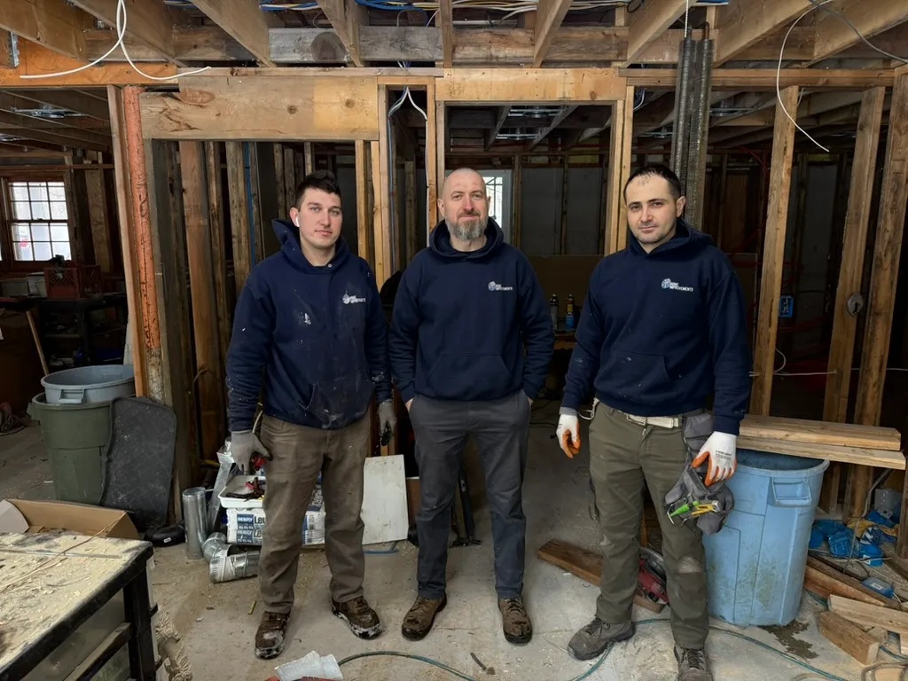 The 3D Home Improvements team on site