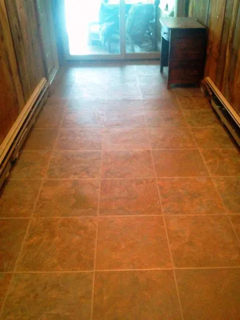 Travertine tile flooring in Berlin, NH from ADF Flooring LLC