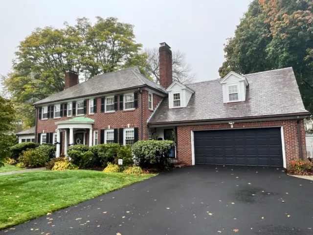 Gallagher Painting completed brick Colonial exterior